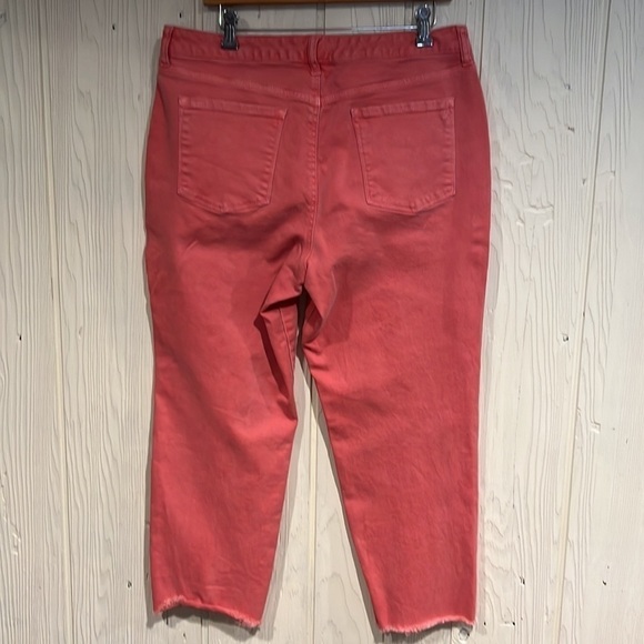 STYLE & CO. Straight Crop pants raw edge bottom 5 pocket style size 16 - Picture 6 of 13